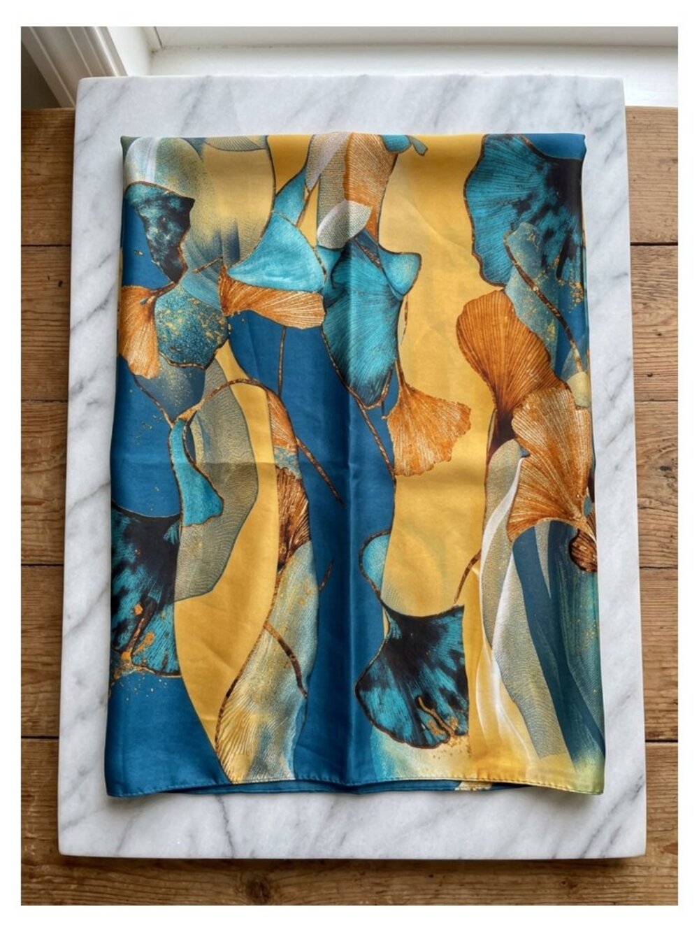 100% Mulberry Silk Scarf Long Satin Lightweight Wrap Shawl